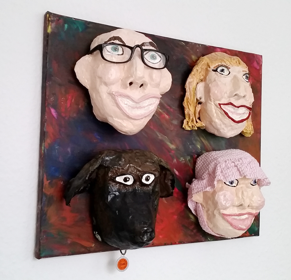 DIY Upcycled Caricature Masks R