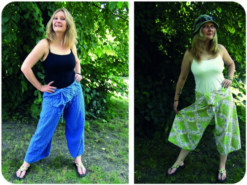 my) Upcycled DIY Thai fisherman pants by Confessions of a