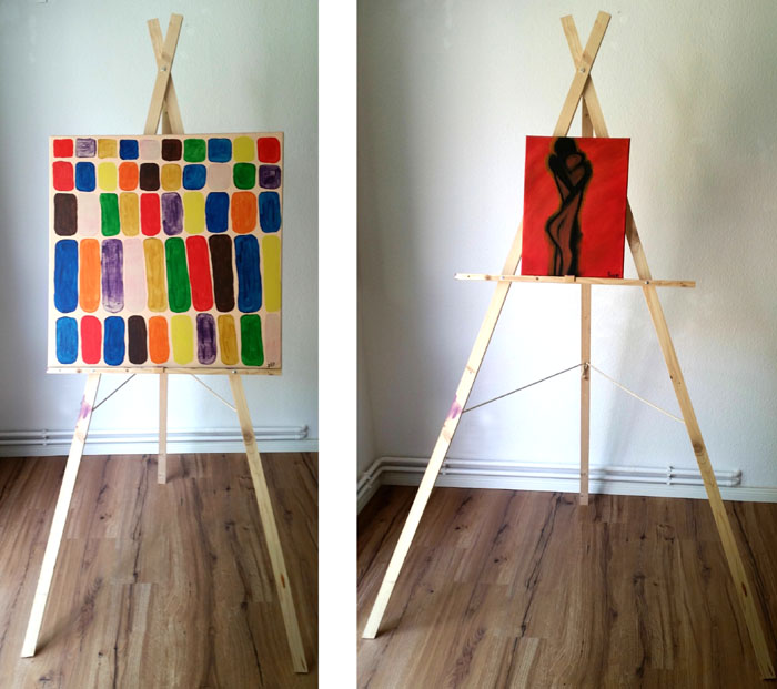 My DIY Adjustable Easel - Confessions of a Refashionista