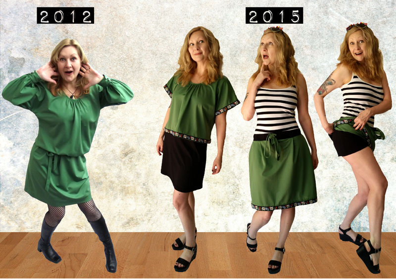 vintage dress refashion tutorial