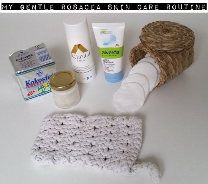 My gentle rosacea skin care routine products