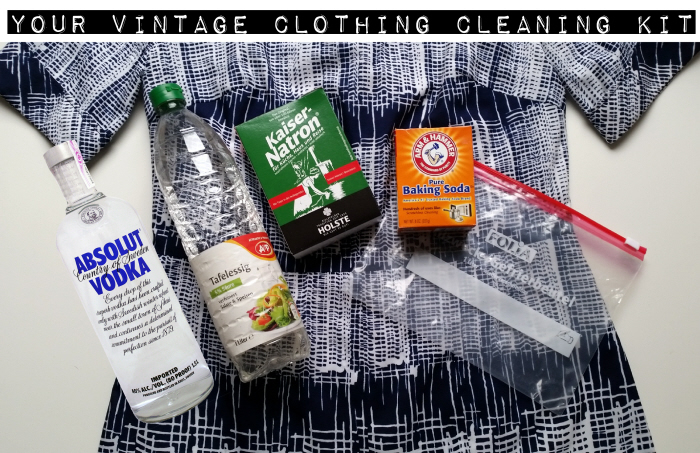 vintage clothing cleaning kit