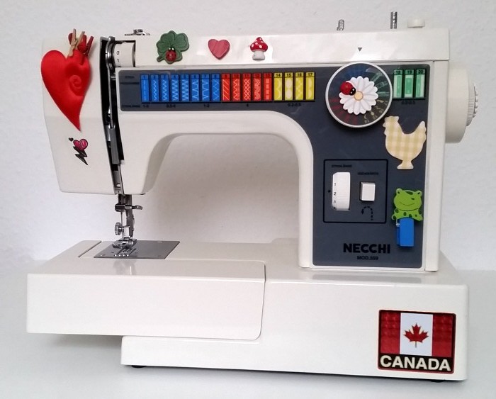 my thrifted refashionista sewing machine