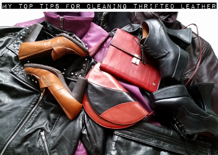 Top tips for cleaning thrifted leather