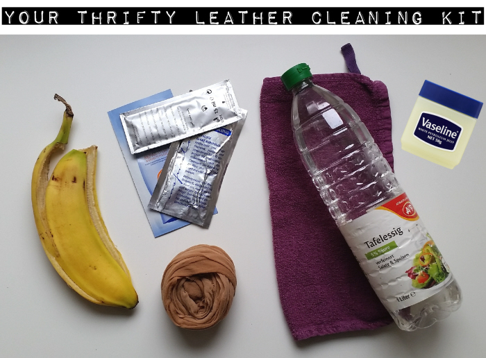 Your thrifty leather cleaning kit
