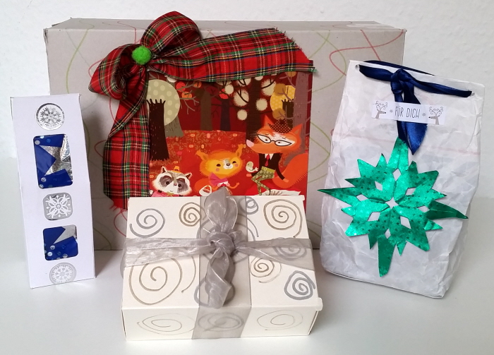 DIY recycled gift boxes and bags 