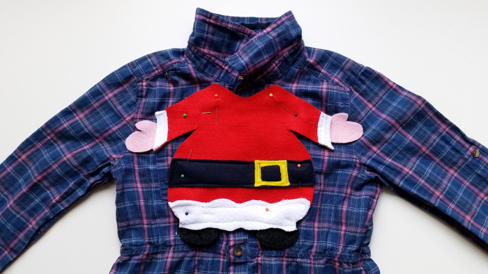 diy upcycled refashioned christmas blouses