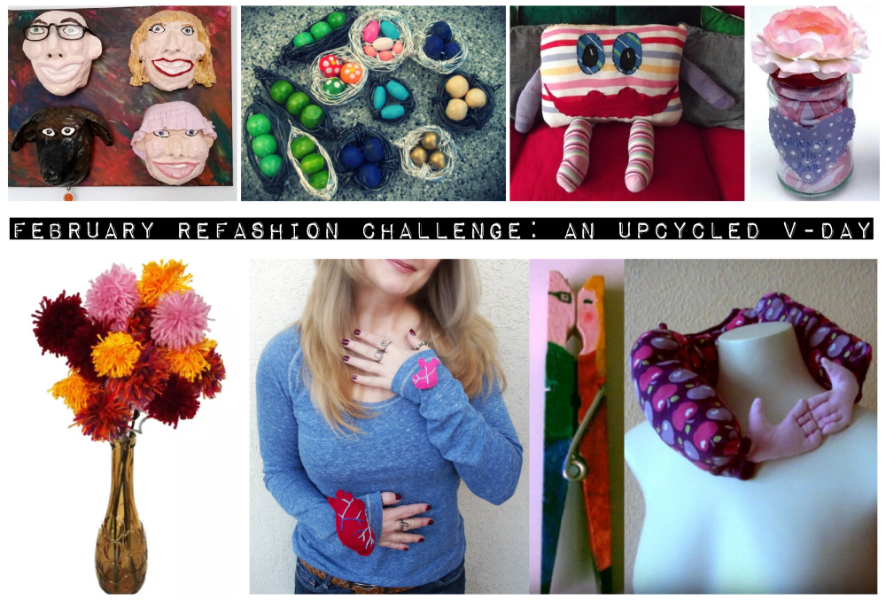 February refashion Challenge An Upcycled V-Day