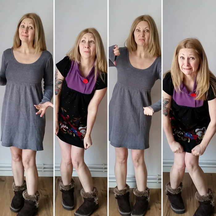 easy diy dress refashion + quick fix mistake before