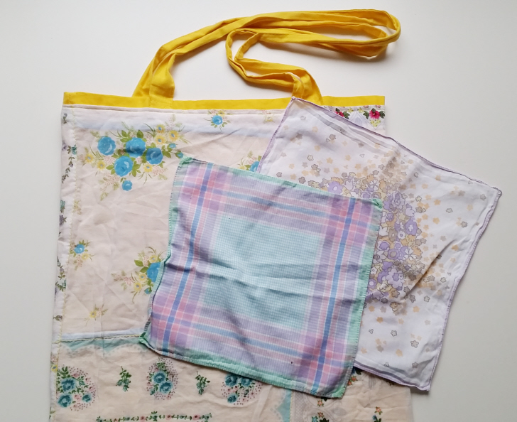 How to make an easy foldable tote bag ~ Confessions of a Refashionista