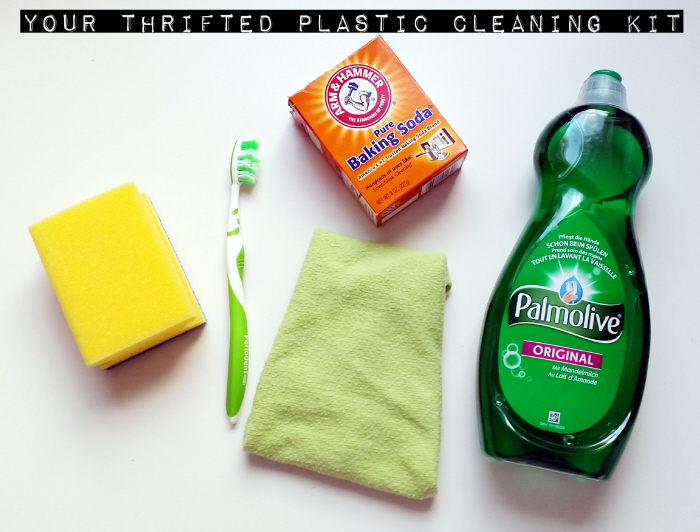 My Top tips for cleaning thrifted plastic