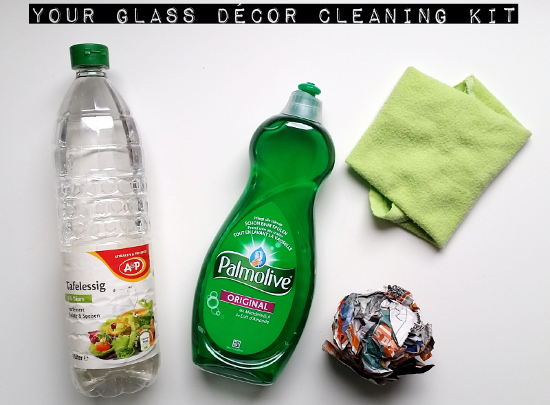 How to clean glass decor