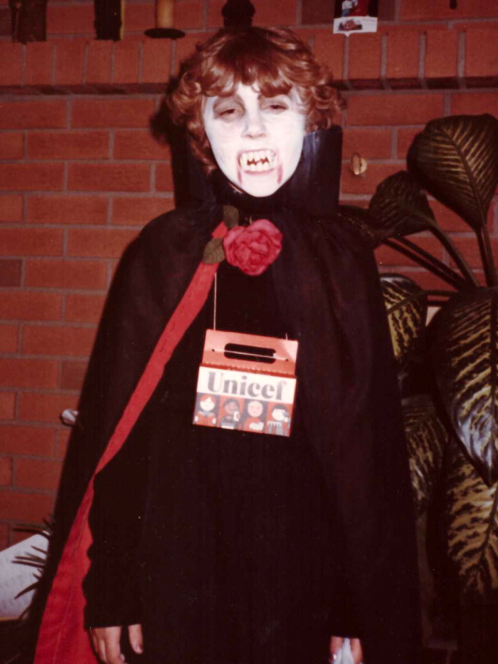 the refashioned baby vampire costume 1980s inspiration
