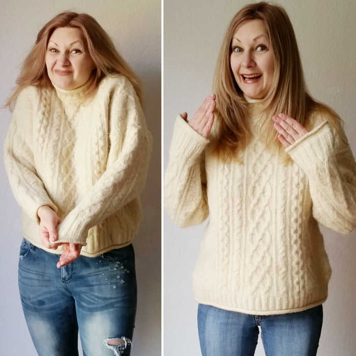 How to stretch a shrunken sweater
