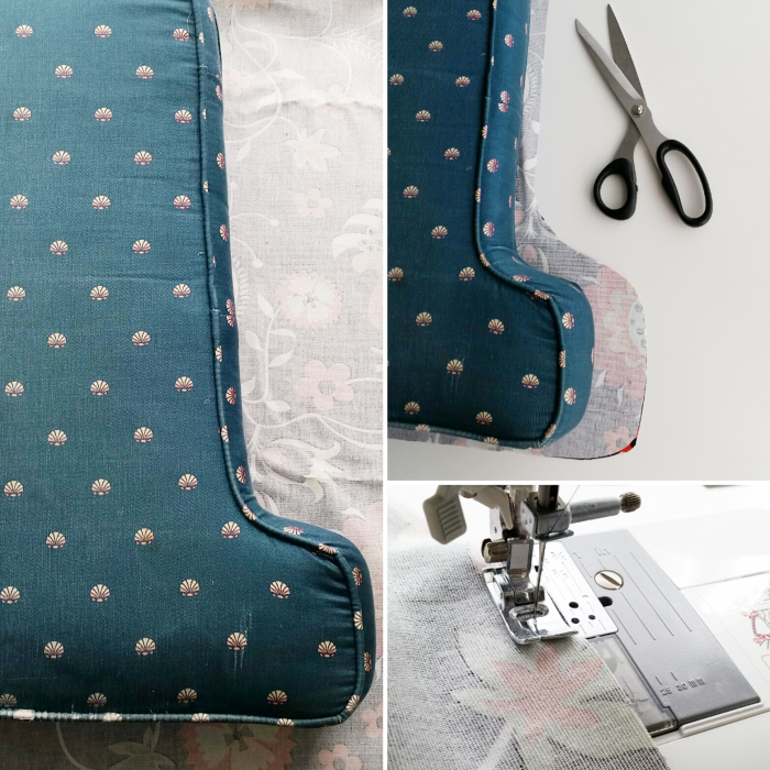 How to reupholster a wing back chair