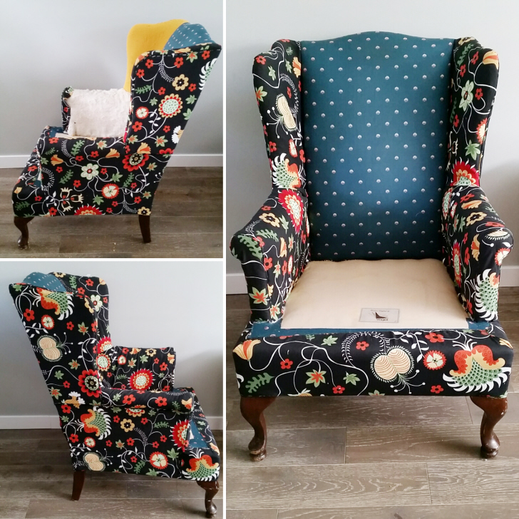 How To Reupholster A Wing Back Chair By, How To Reupholster A Wingback Chair Uk