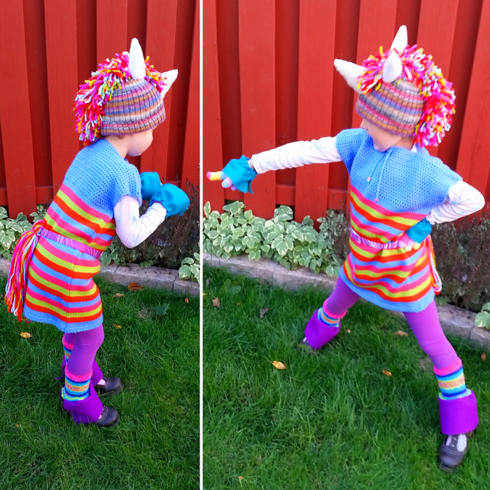 The Refashioned DIY Rainbow Unicorn Costume