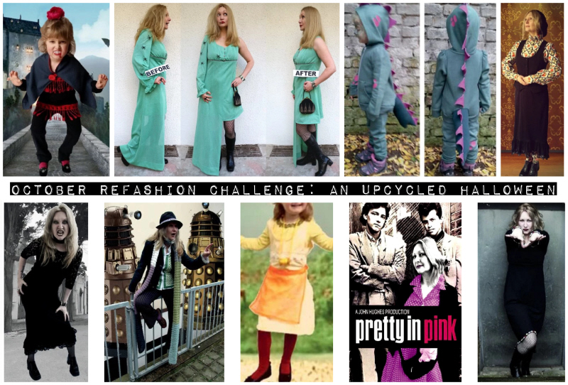October refashion Challenge: An Upcycled Halloween