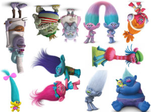 DIY Troll Birthday Cake Toppers by Confessions of a Refashionista