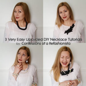 3 Very Easy Upcycled DIY Necklace Tutorials by Sheri Pavlović