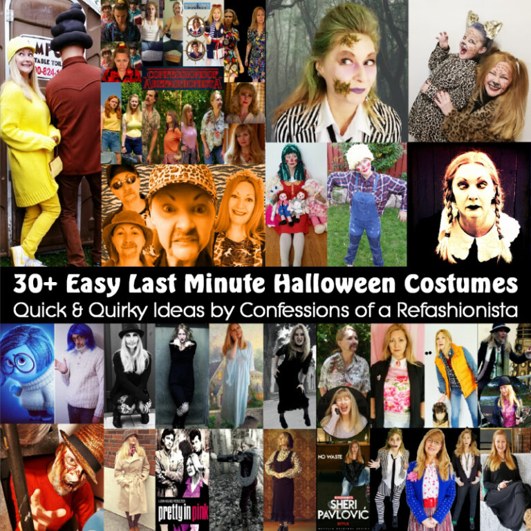 30 Easy Last Minute Halloween Costumes From Your Closet Confessions Of A Refashionista 6532