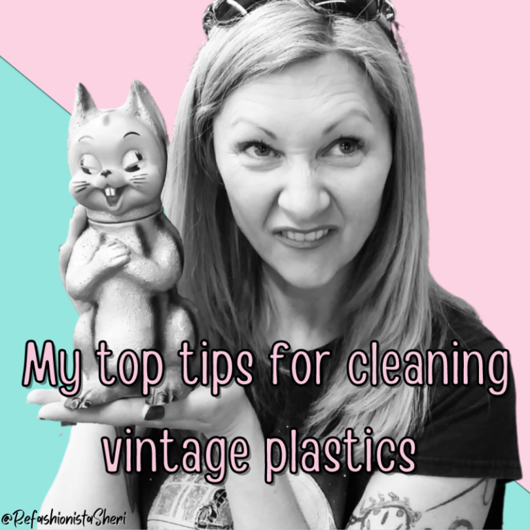 How to clean vintage plastics Confessions of a Refashionista